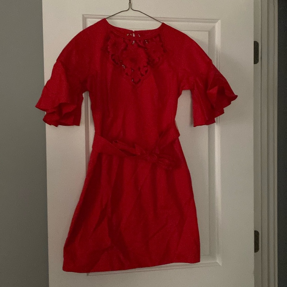 Karen Millen red dress size 8